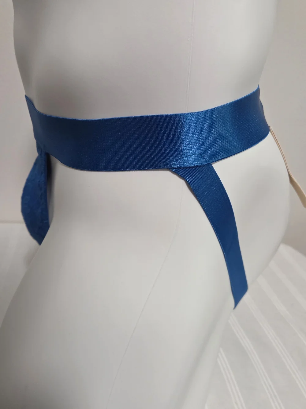 Cosabella Electric Blue Lace Men's Thong